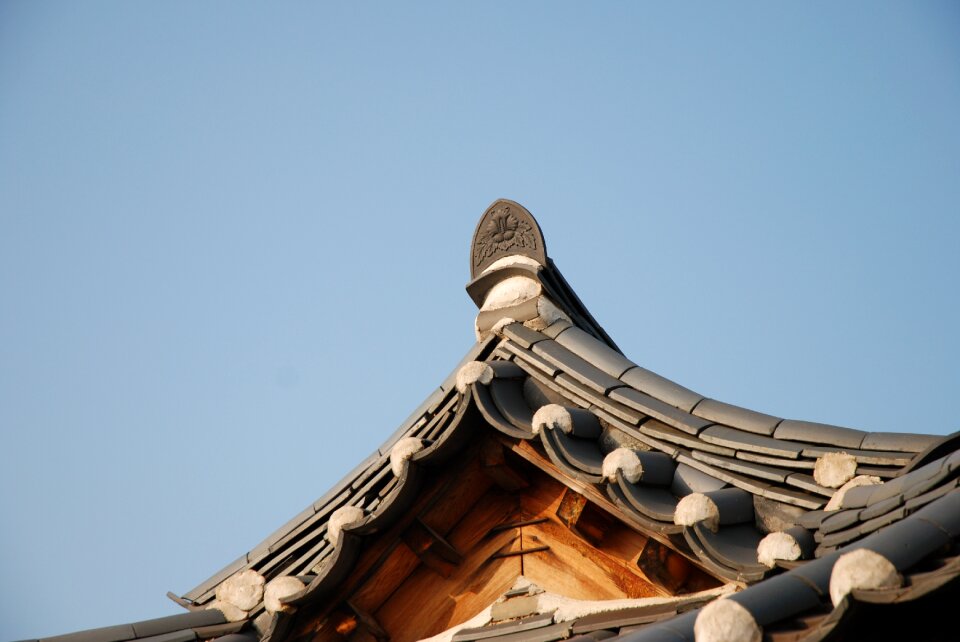 Korean traditional roof classic