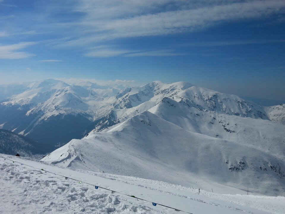 Mountains tatry the view from the kasprowy wierch