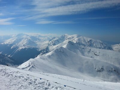 Mountains tatry the view from the kasprowy wierch
