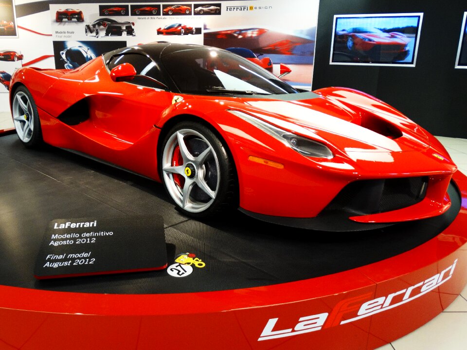 Race car sports car red car
