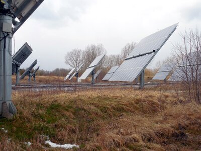 Solar photovoltaic solar electricity production photo