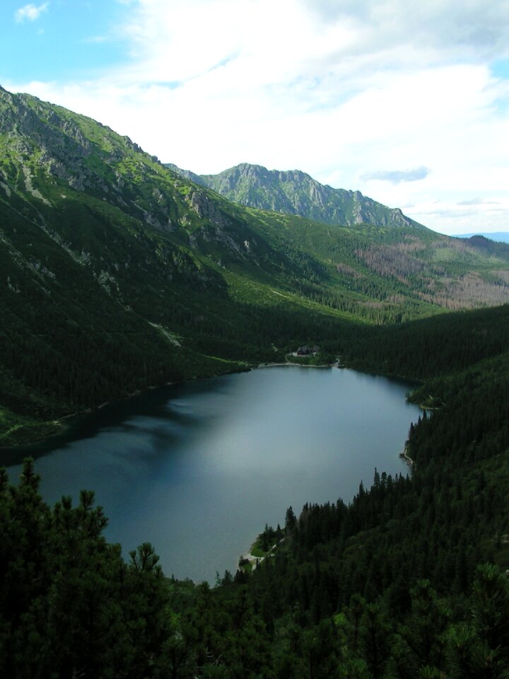 Morskie oko tatry landscape