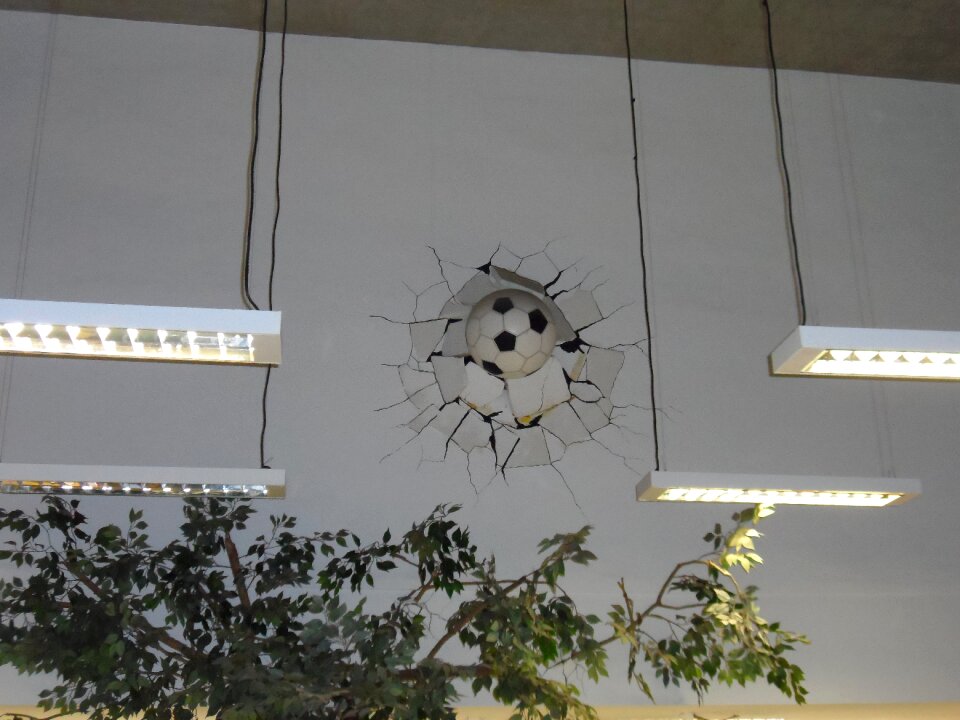 Sports football broken