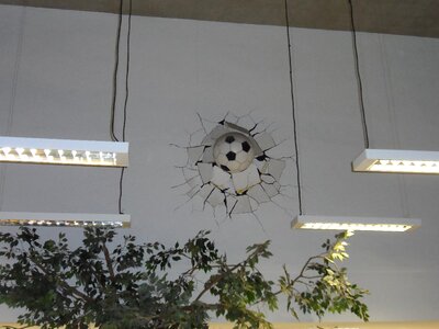 Sports football broken