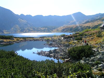 Tatry the valley of the five joints mountain ponds