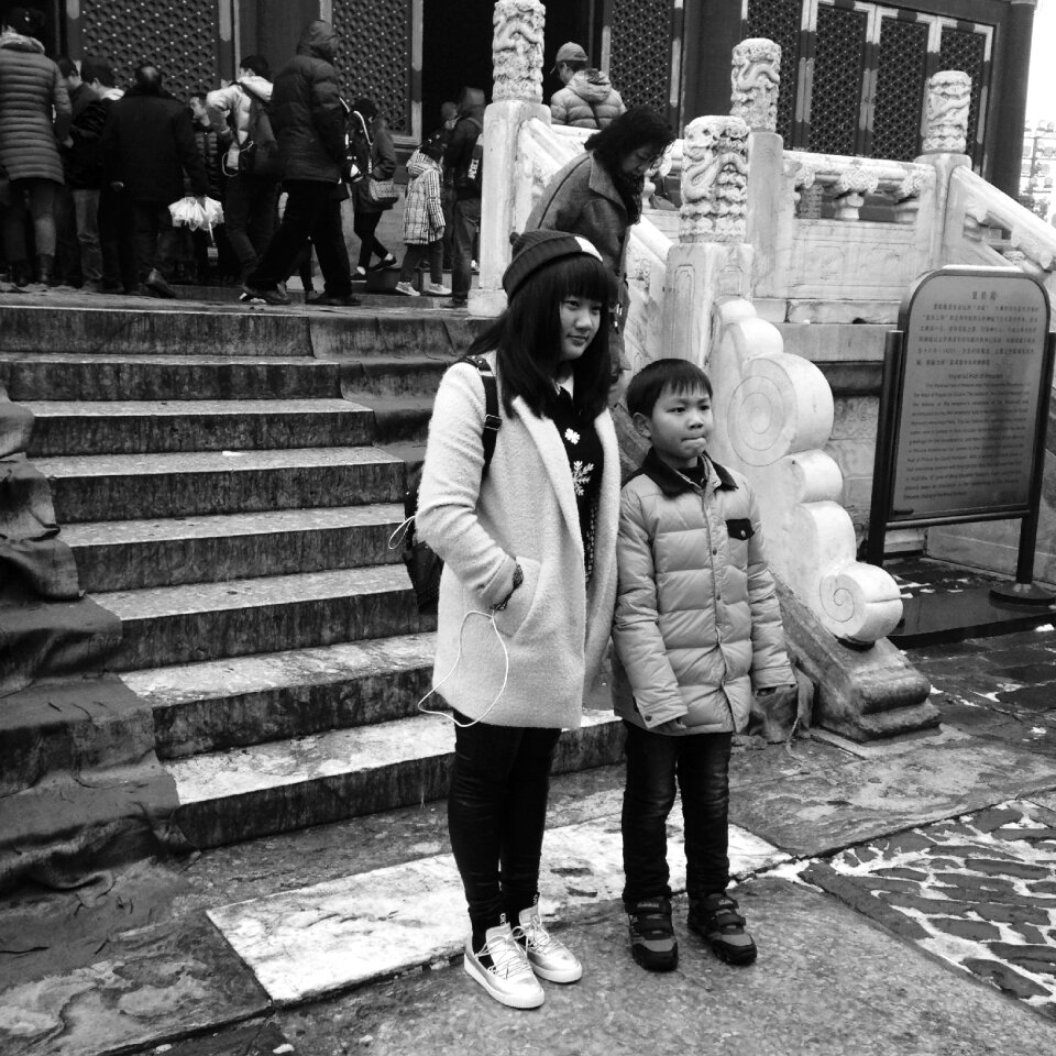 Snow building chinese style