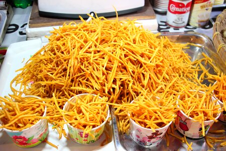 Potatoes it's fry crispy toast