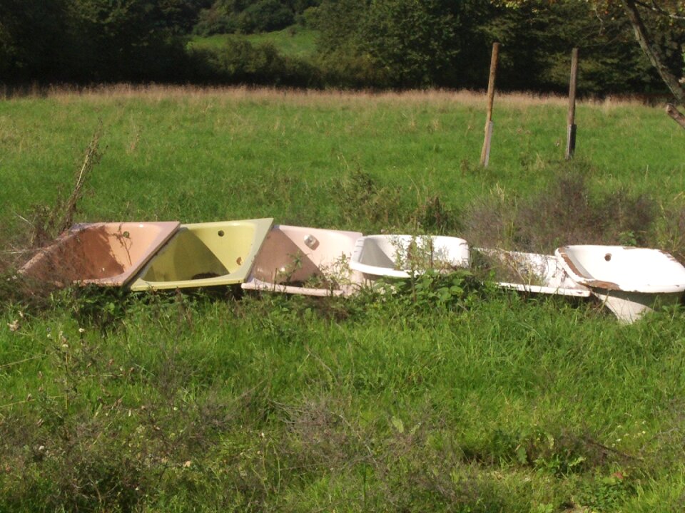 Bathtubs landscape nature