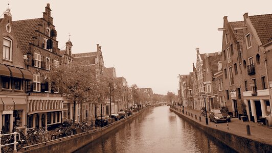 Canal house netherlands street photo