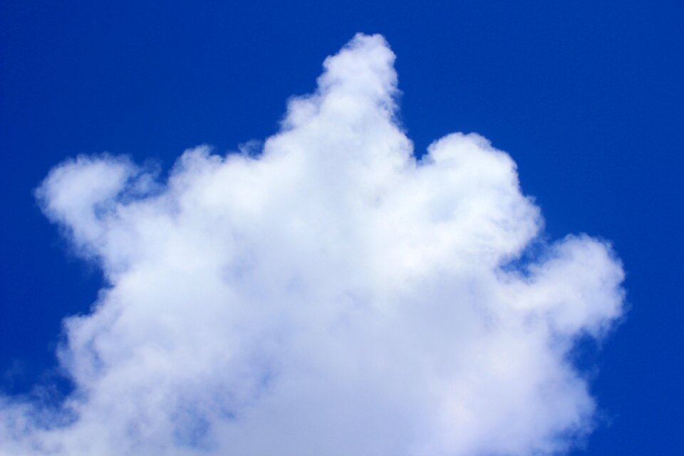 Landscape cloud blue sky