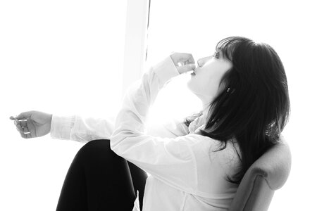 Thoughtful attractive
