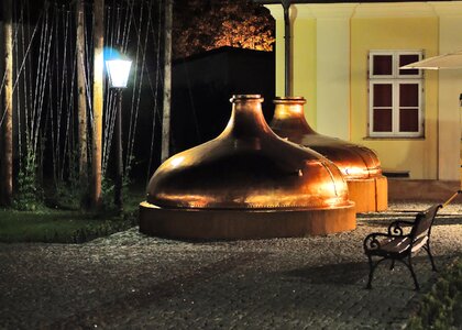 Brewery vat hop