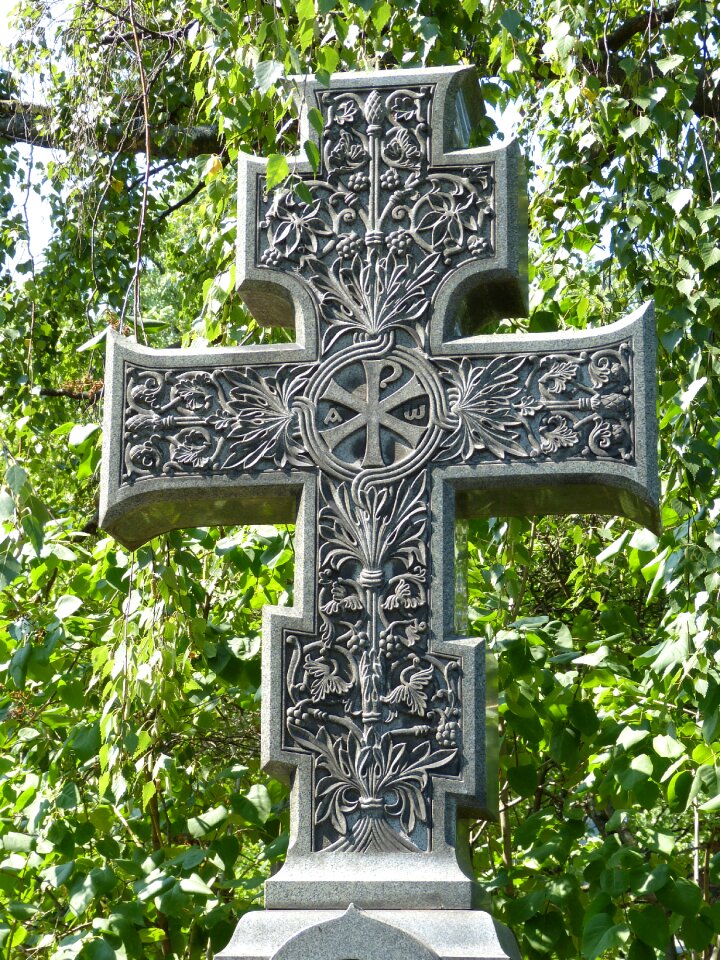 Christ old cemetery tombstone