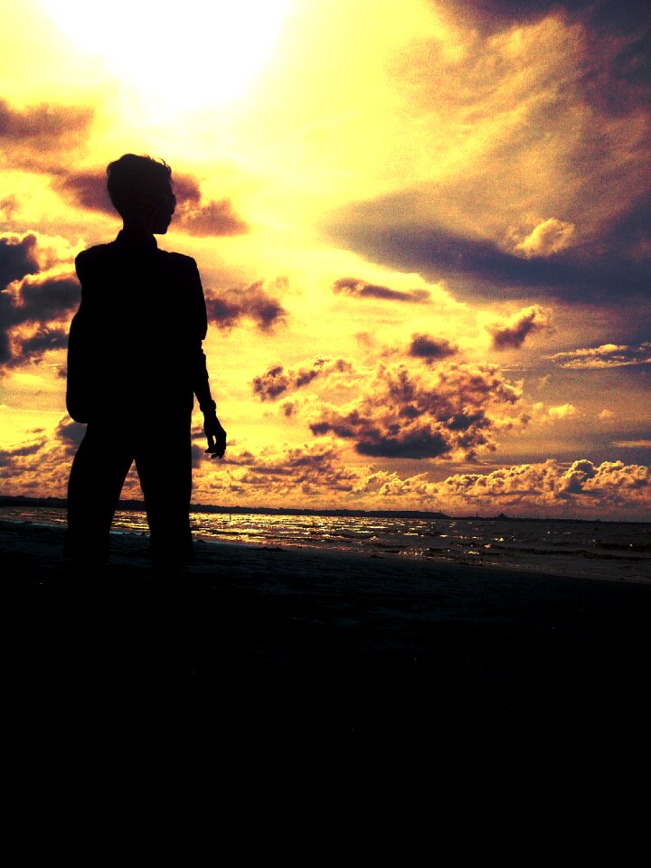 Young silhouette