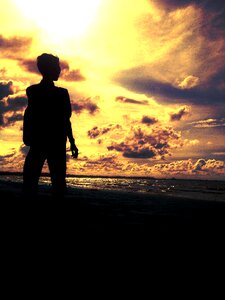 Young silhouette