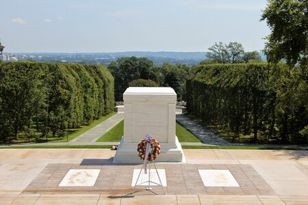 Soldier monument grave