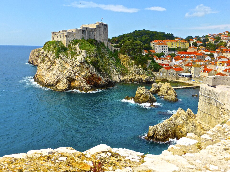 Scenic fortress adriatic photo