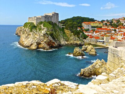 Scenic fortress adriatic photo