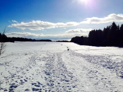 Les éboulements charlevoix winter landscape