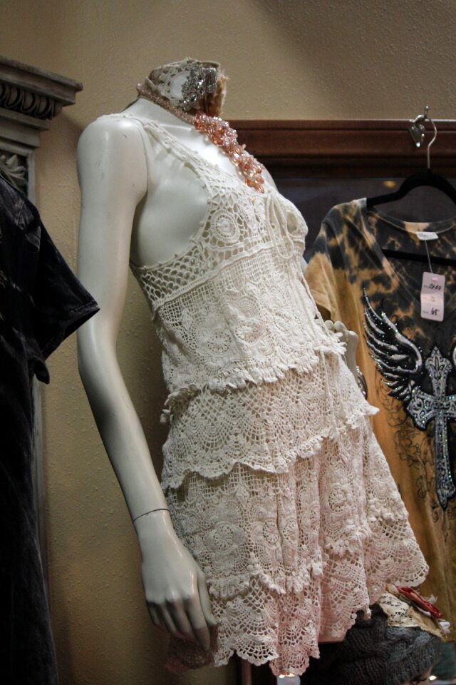 Clothing lace brown clothes