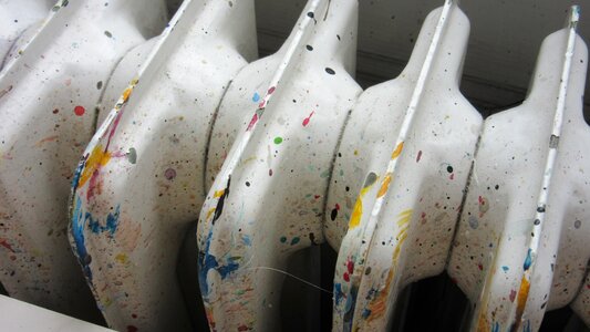 Colorful color stains