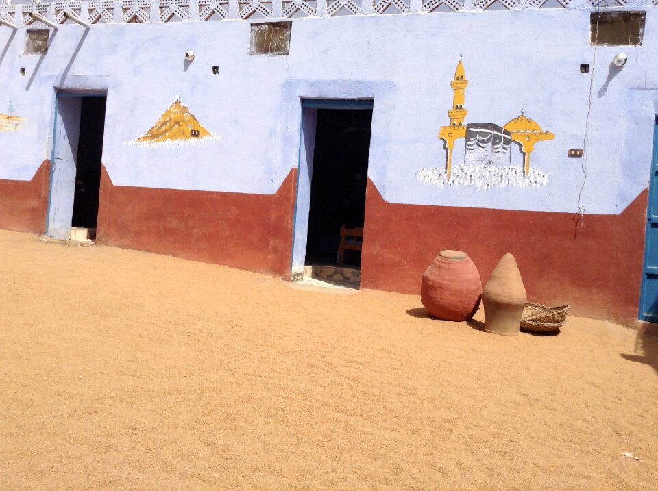 Egypt facade painting