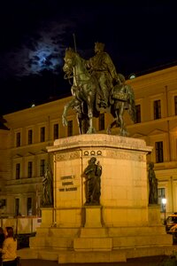 Equestrian statue horse monument photo