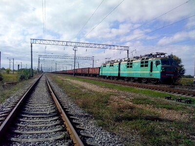 Electric locomotive train vl80s photo