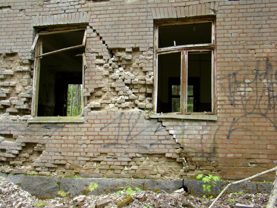 Brick bricks window