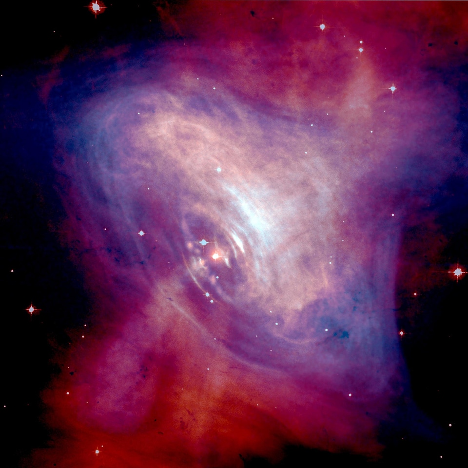 Pulsar wind fog constellation taurus constellation messier catalogue
