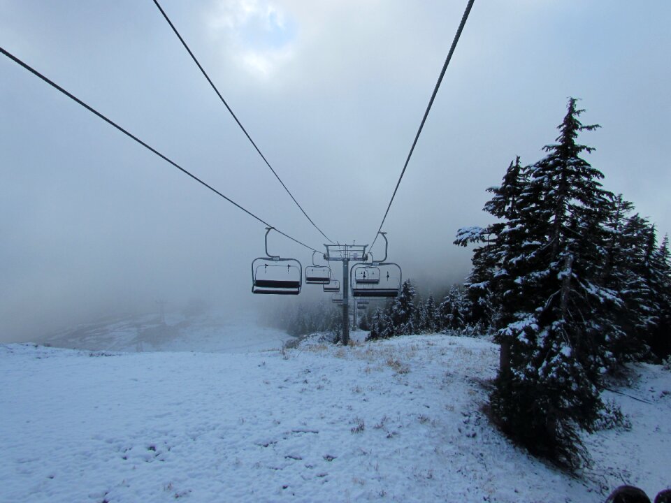 Snow mountain travel