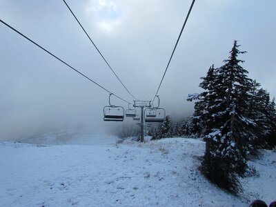 Snow mountain travel