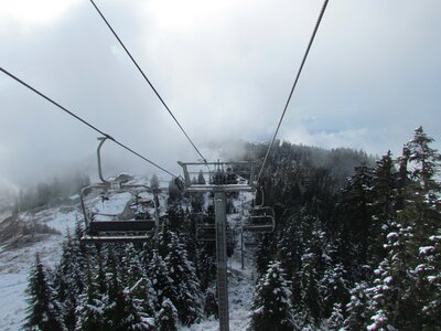 Snow mountain travel