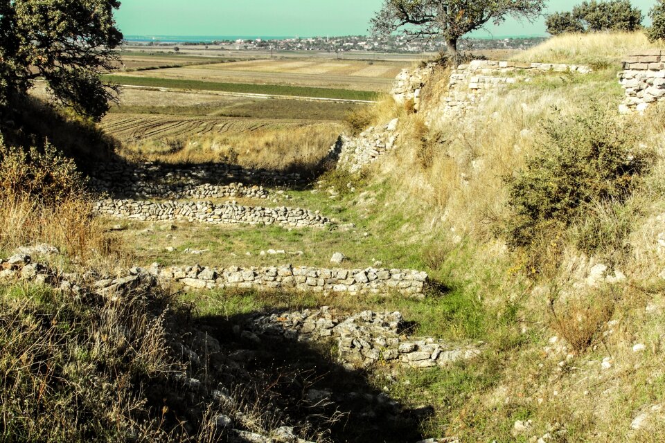 Schliemann dig schliemann trench
