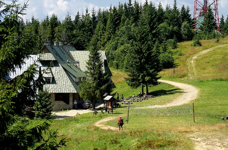 Beskid sądecki radziejowej band trail photo