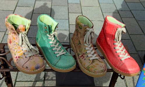 Boots colorful clothing