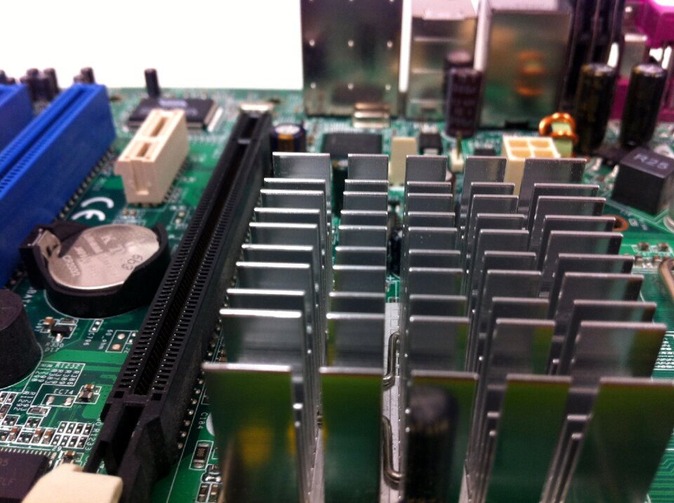 Motherboard heat sink computer