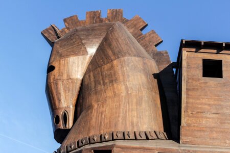 Turkey horse wooden horse