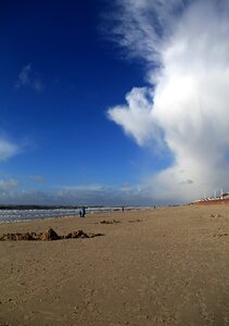 Blue clouds nature photo