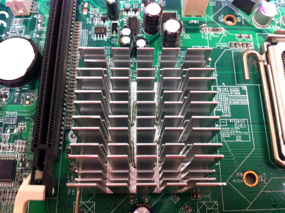 Motherboard heat sink computer