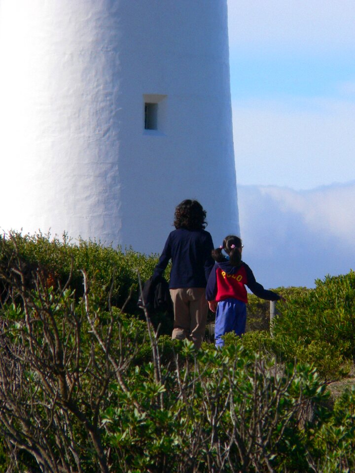 Coastal walking nature