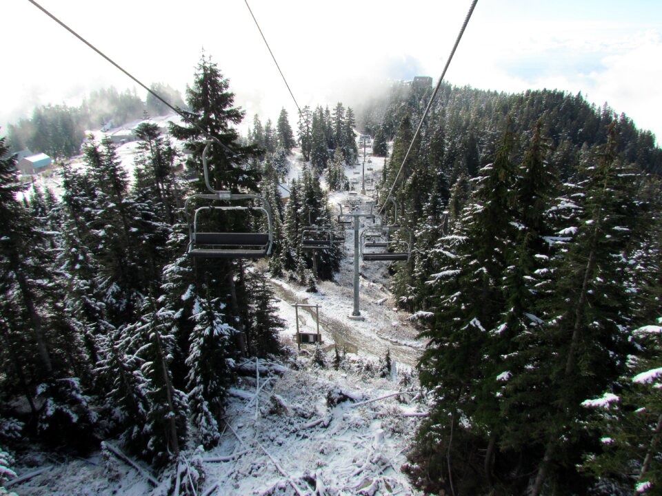 Snow mountain travel