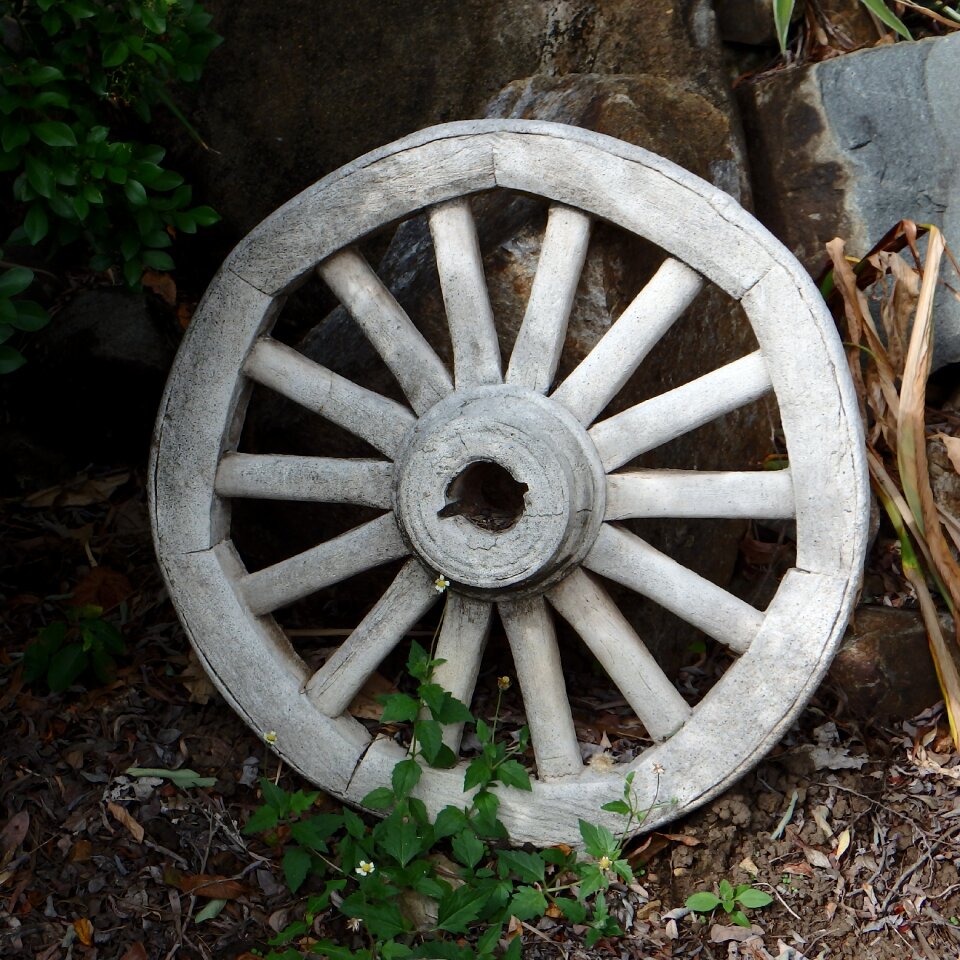 Wheel old gardening