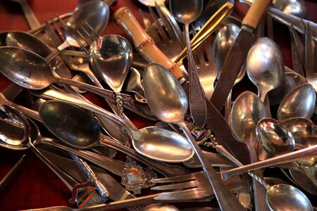 Teaspoon panel cutlery cutlery set photo