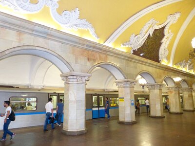 Historically architecture subway photo