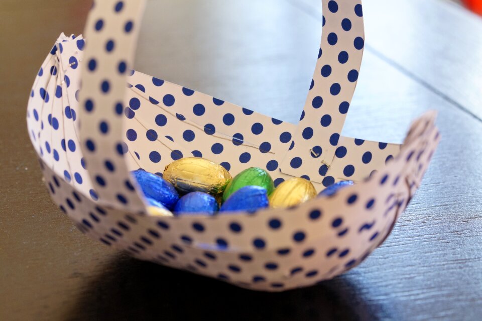 Chocolate easter colorful