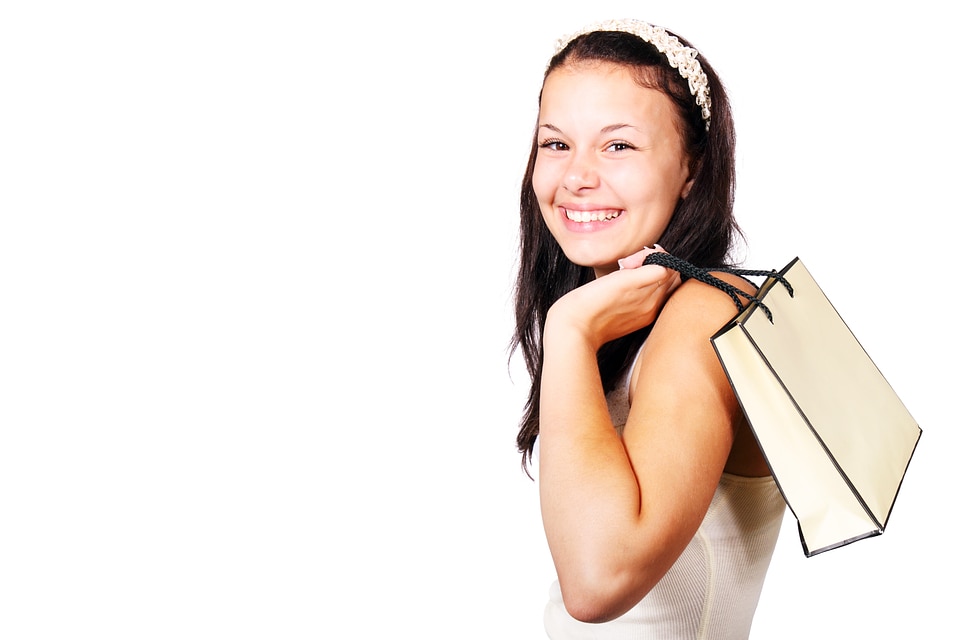 Customer cute female