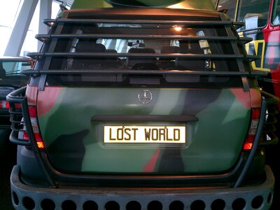 Jurassic park all terrain car