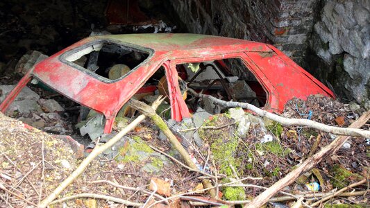 Rust vehicle old photo