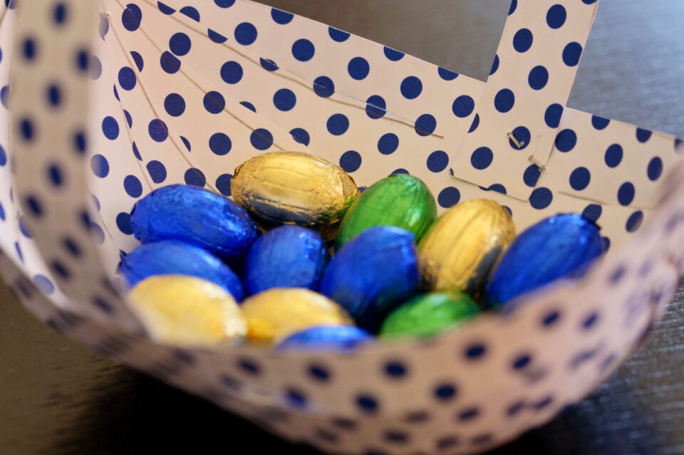 Chocolate easter colorful